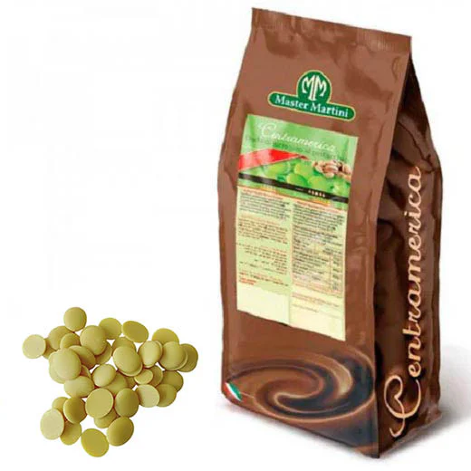 Cobertura sabor pistacho bolsa 1Kg  Master Martini